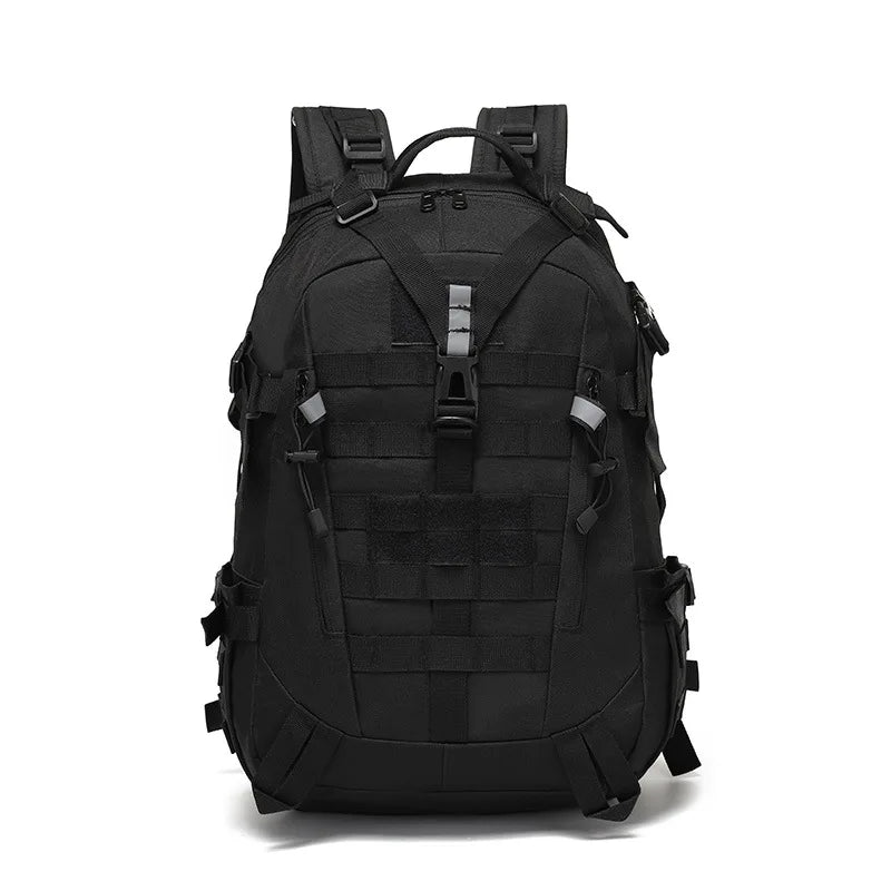 40L Tactical Reflective Backpack – Molle Camouflage Rucksack for Outdoor Hiking, Camping, Hunting & Travel