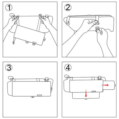 Car Sun Visor Extender - Sunshade Extension Board, Front Side Window Shade, Anti-Glare Shield Blocker for Car Interior Accessories