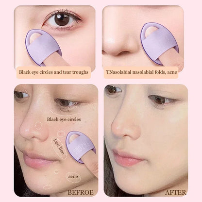 3/10PCS Mini Cosmetic Cushion Puffs – Professional Finger Puffs for Foundation & Concealer Makeup