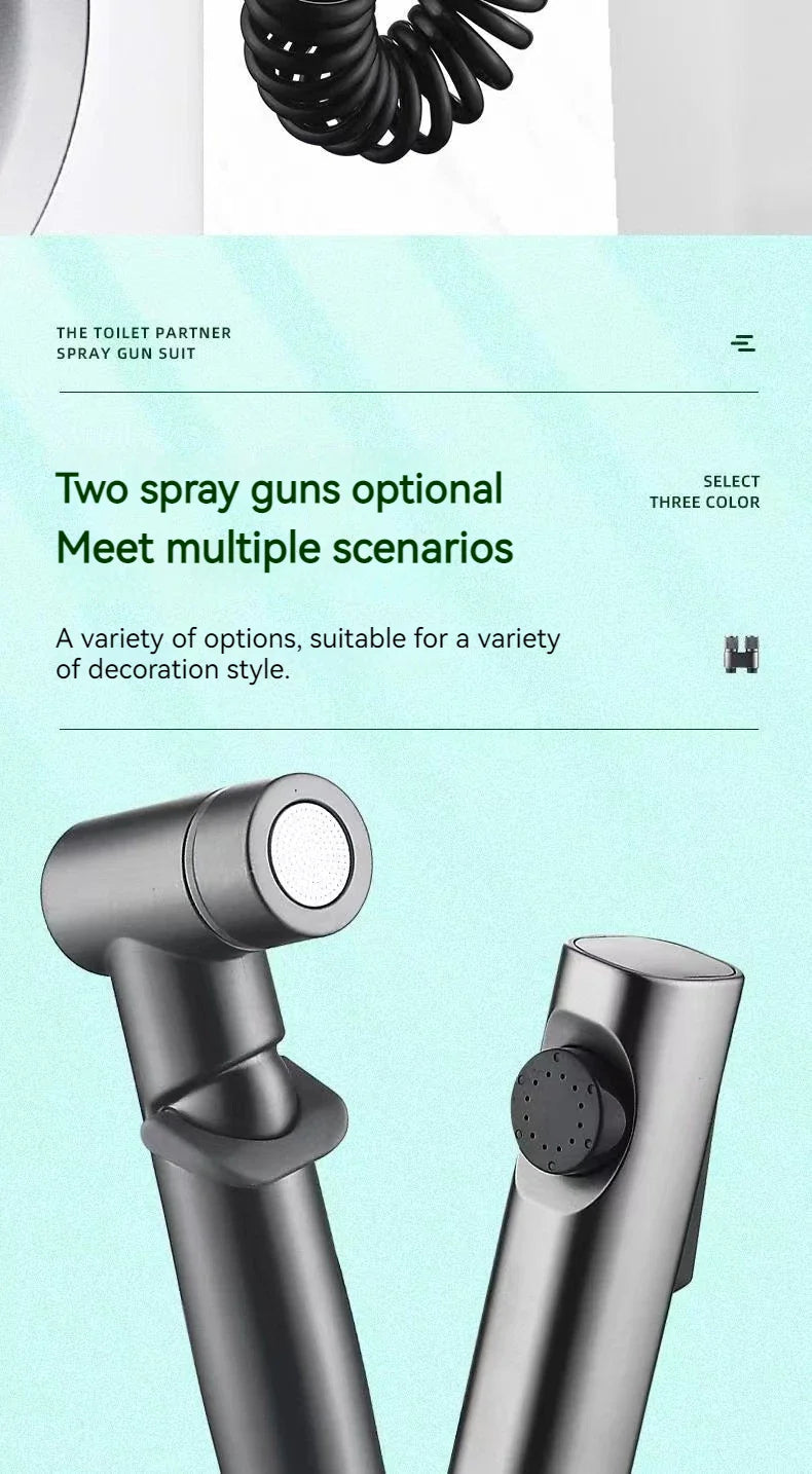 Handheld Bidet Spray Gun – Portable High-Pressure Cleaning Set for Bathroom, Women’s Washing & Toilet Hygiene