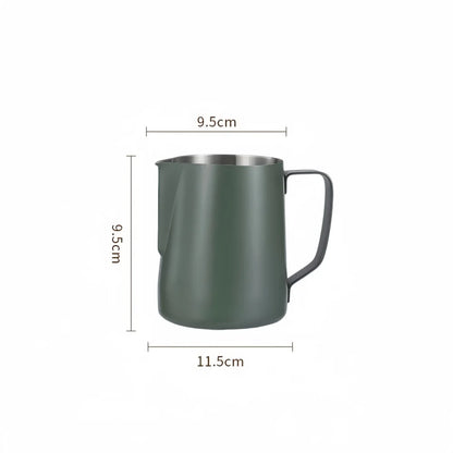 350/600ML Stainless Steel Coffee Milk Frothing Pitcher – Precise Scale Latte Jug for Barista & Professional Cafe Use