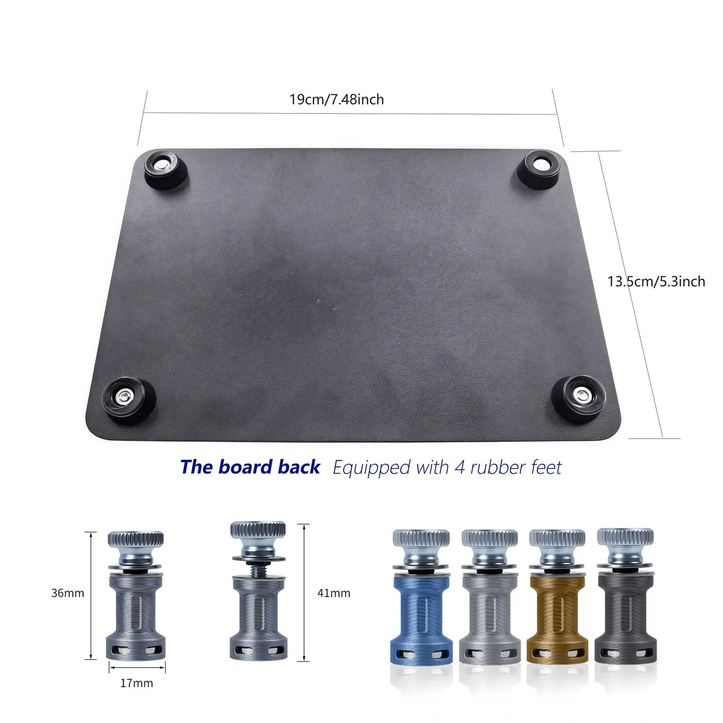 Universal PCB Holder Fixture for Soldering, Magnetic PCB Platform with Adjustable Pins & Rubber Feet, Circuit Board Repair Tool Stand