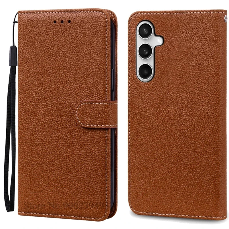 Samsung Galaxy A17 5G Case - Leather Flip Wallet Cover for A175F/A176B 4G & 5G