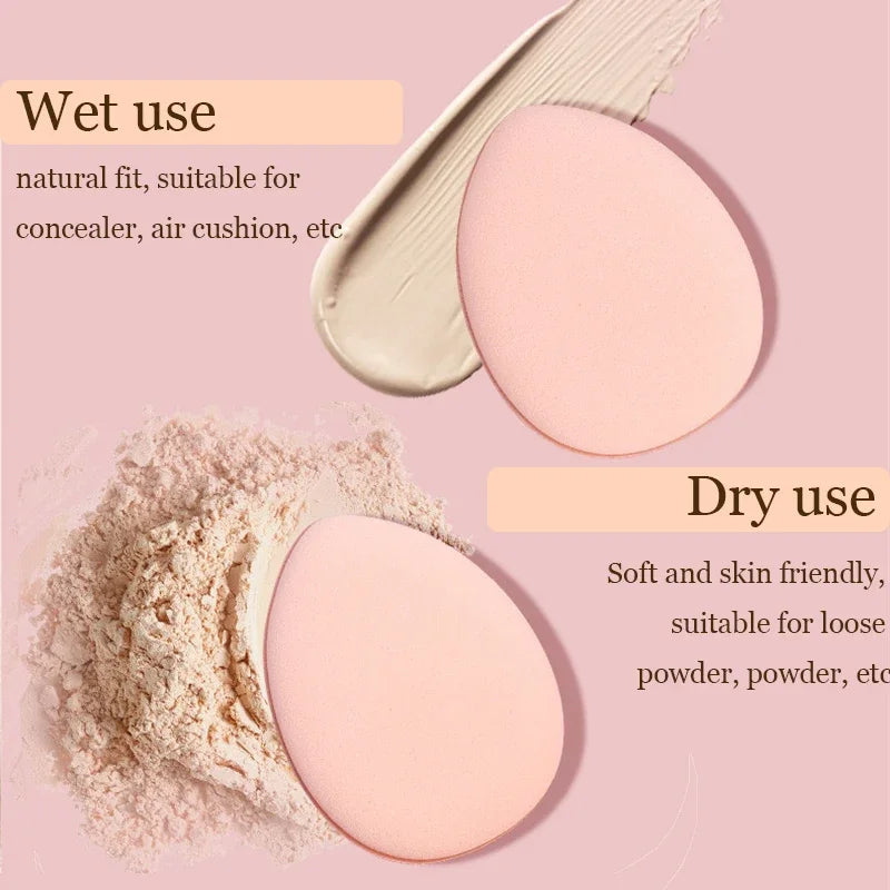 3/10PCS Mini Cosmetic Cushion Puffs – Professional Finger Puffs for Foundation & Concealer Makeup