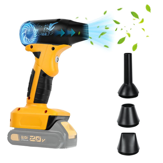 Brushless Jet Blower for Dewalt 20V Battery – 130,000 RPM Portable Electric Air Duster with 4-Speed Turbo Fan (No Battery)