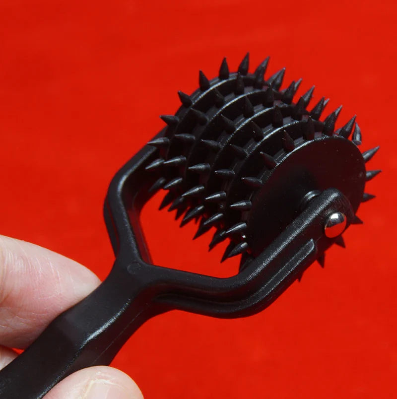 BDSM Wartenberg Pinwheel — Spiky Wheel Tickler for Sensory Nerve Play, Medical Play, Adult Sex Toys for Couples