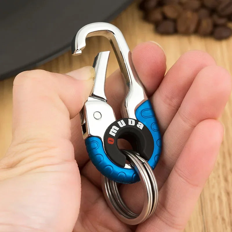 Stainless Steel Car Key Buckle - High-Quality Key Ring Key Chain Hook, Outdoor Carabiner Climbing Keyfob for Men, Gift