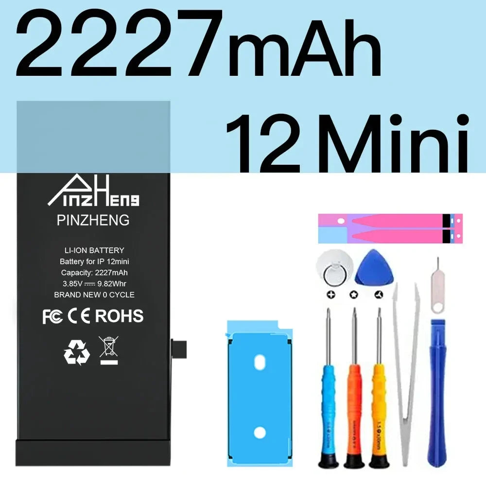 PINZHENG High Capacity Replacement Battery for iPhone X, XR, XS, 11, 12 & 13 Mini, Pro & Pro Max