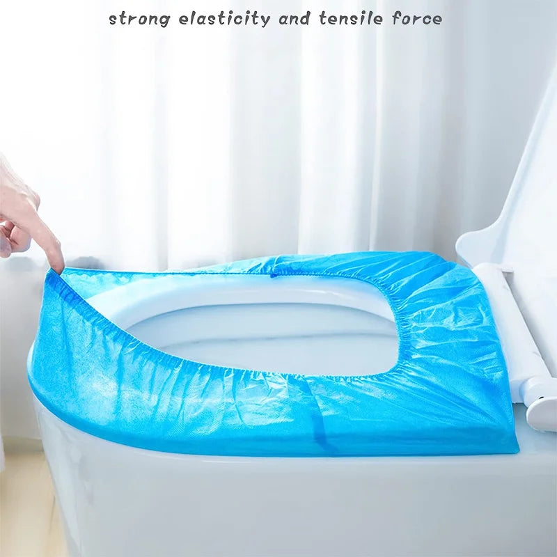Disposable Toilet Seat Covers - Portable Waterproof Travel Toilet Seat Pads for Safe Bathroom Hygiene Accessories