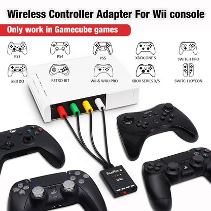 BlueRetro Wireless Adapter for GameCube – Connect PS3/PS4/PS5, Switch Pro, Wii & 8BitDo Controllers