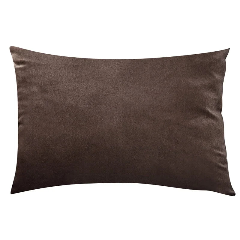 Soft Velvet Plaid Cushion Covers – 30x50 cm Pillowcases for Living Room Sofa, Nordic Home Decor