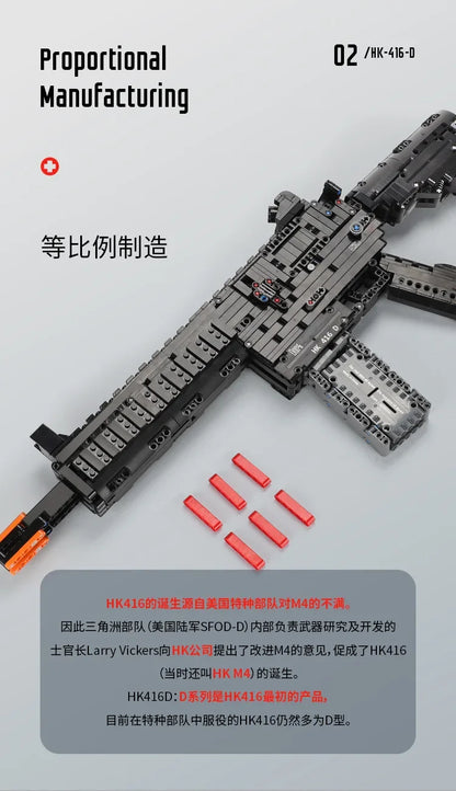 AK47 & AWM Sniper Gun Building Block Set – Military MOC Model Toy for Boys Holiday Gift