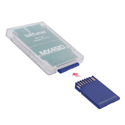 Bitfunx MX4SIO SIO2SD Adapter – MicroSD Game Card Reader for PS2 Sony PlayStation 2 Consoles