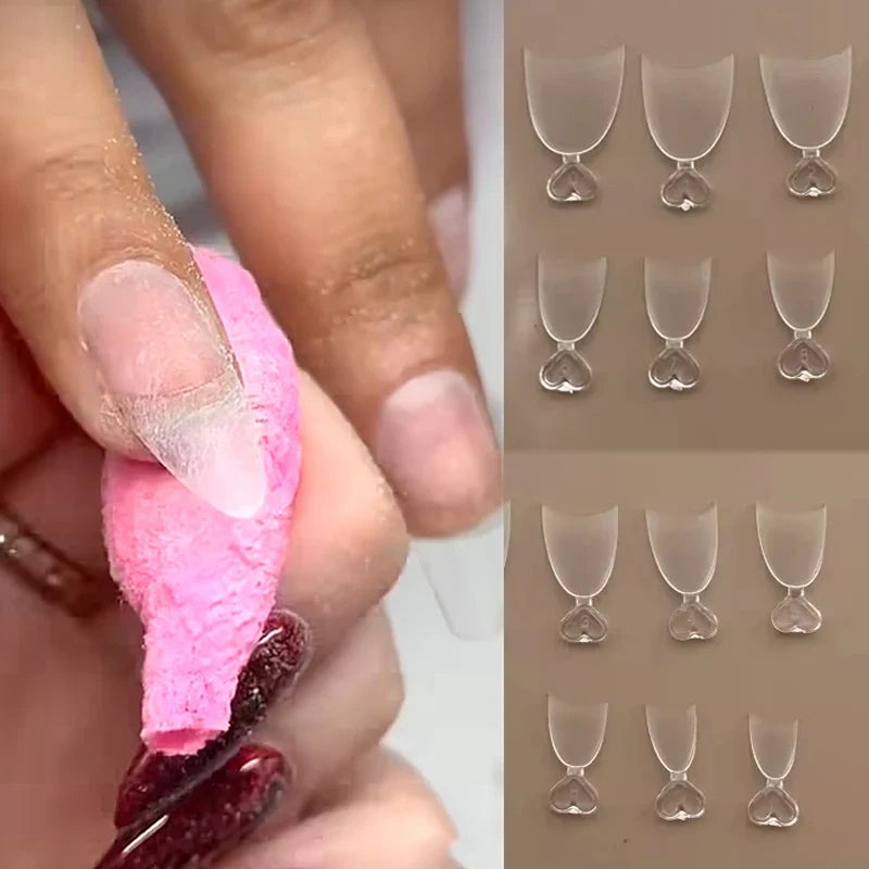 30-Piece Square Toe Press-On Toenails - Summer French Gradient False Nail Tips for Women, Short Wearable Foot Nail Set