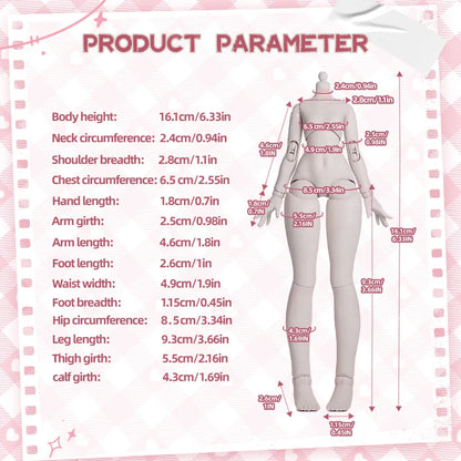 Wanmeng Sugary Girls 1/8Mjd Blind Box – Movable Doll Action Figure Collectible Toy Gift
