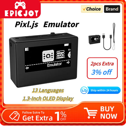Pixl.js NFC Bluetooth Game Emulator – Compatible with Switch, Switch 2, Wii U & 3DS