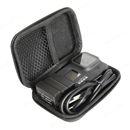 Mini Storage Bag Case for GoPro Hero 13–6 — Compact Carry Case for SJCAM, AKASO, DJI Osmo, Action 5 Pro & Camera Accessories