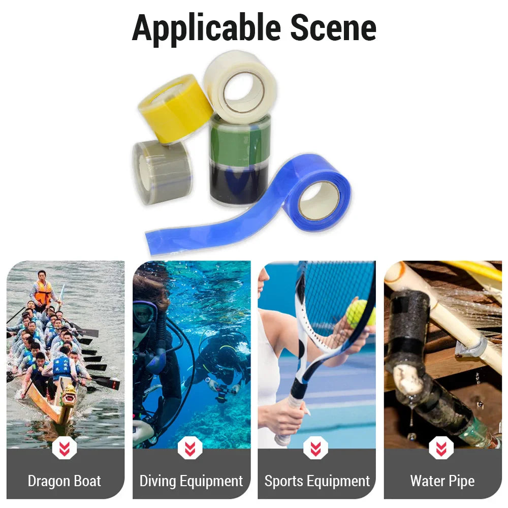 Kayak Paddle Grip Tape – Waterproof Silicone Tape for Kayak, Canoe & Dragon Boat