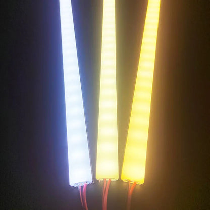 72LED Super Bright Light Bar - 50cm DC12V Aluminum Strip Lamp for Kitchen & Shelf Lighting