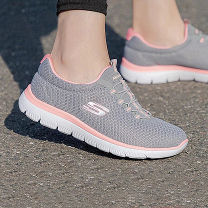Skechers Women's Sneakers - Summer Breathable Mesh Running Shoes, Lightweight Cushioned Casual Jogging Shoes