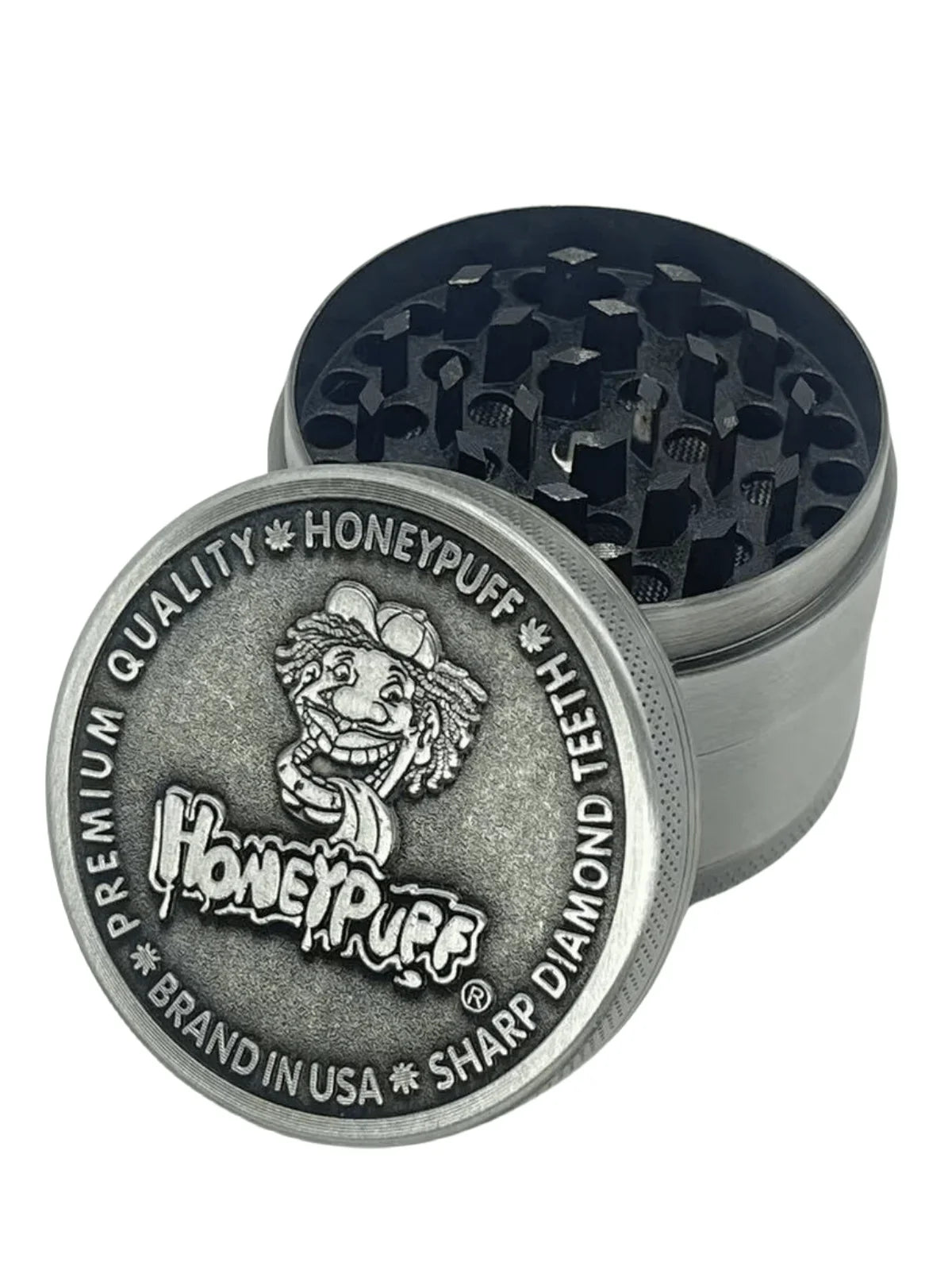 2-Inch 4-Layer Metal Herb Grinder — Manual Spice, Pepper & Tobacco Mill for Smoking Accessories