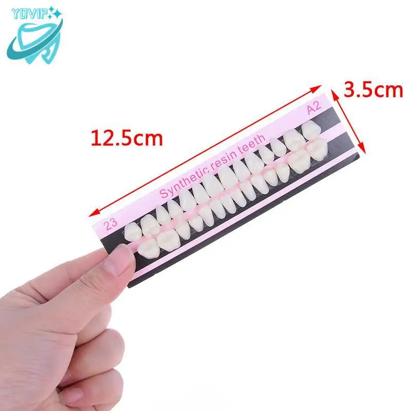 Ultra-Thin Resin Dental Veneers — Temporary Upper & Lower Teeth Whitening Veneer, Shade A2 (#23)