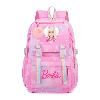 New Barbie Kids School Backpack – Canvas Travel & Laptop Bag for Boys, Girls & Teenagers