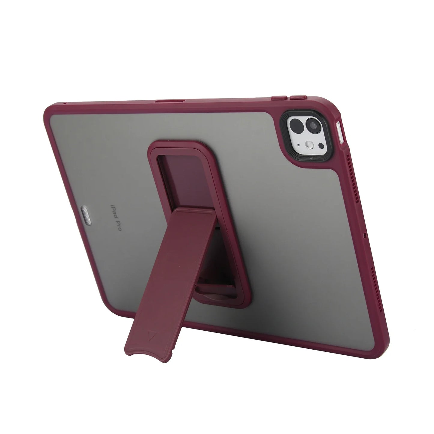 Matte Kickstand Case for iPad Pro, Air & Mini – Translucent Cover for 10.2", 10.9", 11" (4th–10th Gen, 2024)