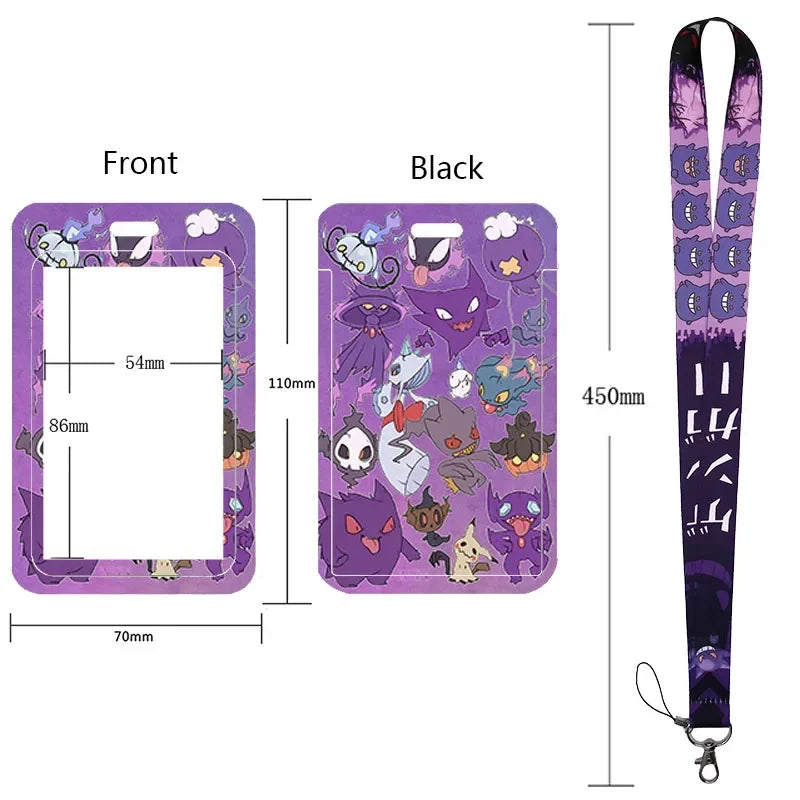 Pikachu Neck Strap Lanyard for Keys – ID Badge Holder, Keychain, Key Rings, Fashion Accessory Gift