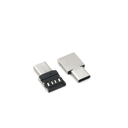 1-10PCS OTG Micro USB to Type-C Adapter – USB-C Male to USB 2.0 Female Data Connector for MacBook, Samsung, Xiaomi, Huawei, Android Phones