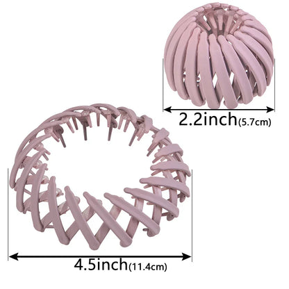 Bird Nest Hair Claw Clips – 1/4/7pcs Matte Hair Clips for Women & Girls, Ponytail Hair Styling Accessories