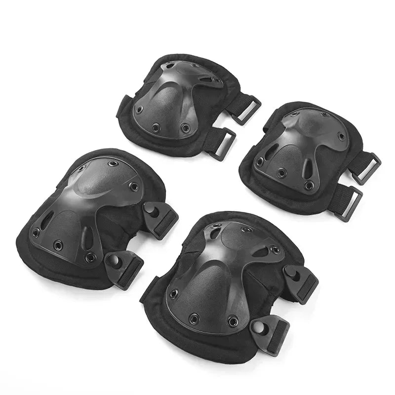 Outdoor Tactical Knee & Elbow Pads - Protective Gear for Cycling, Hiking & Mountaineering