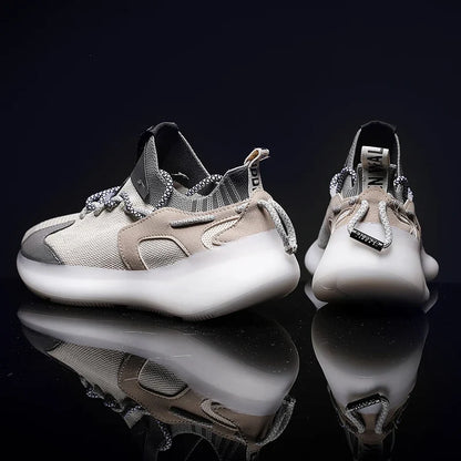 Summer Oversized Mesh Coconut Shoes - Lightweight Comfortable Sports Running Shoes for Men, Large Sizes up to 46
