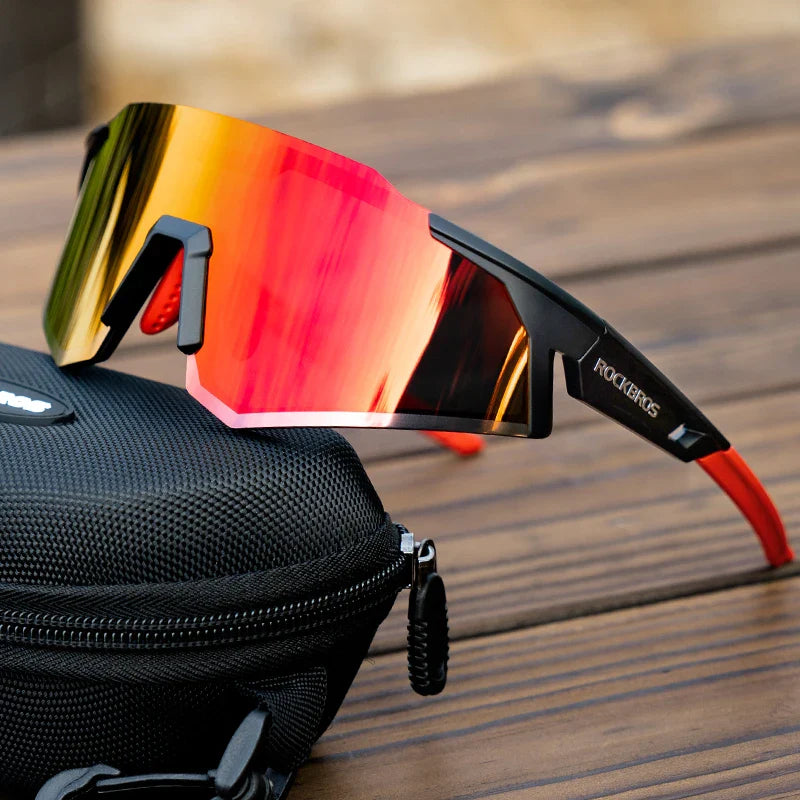 ROCKBROS Cycling Glasses — Photochromic & Polarized Bike Sunglasses for MTB, Road & Outdoor Sports