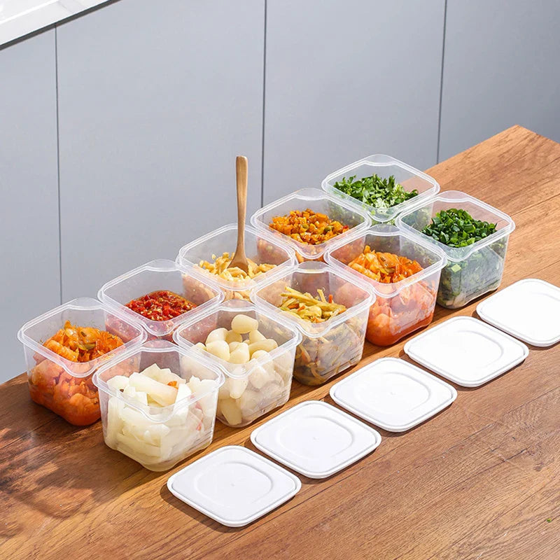 5-Piece Sealed Food Storage Box Set — Airtight Fridge Organizer for Fruits, Meat, Freezing & Kitchen Storage
