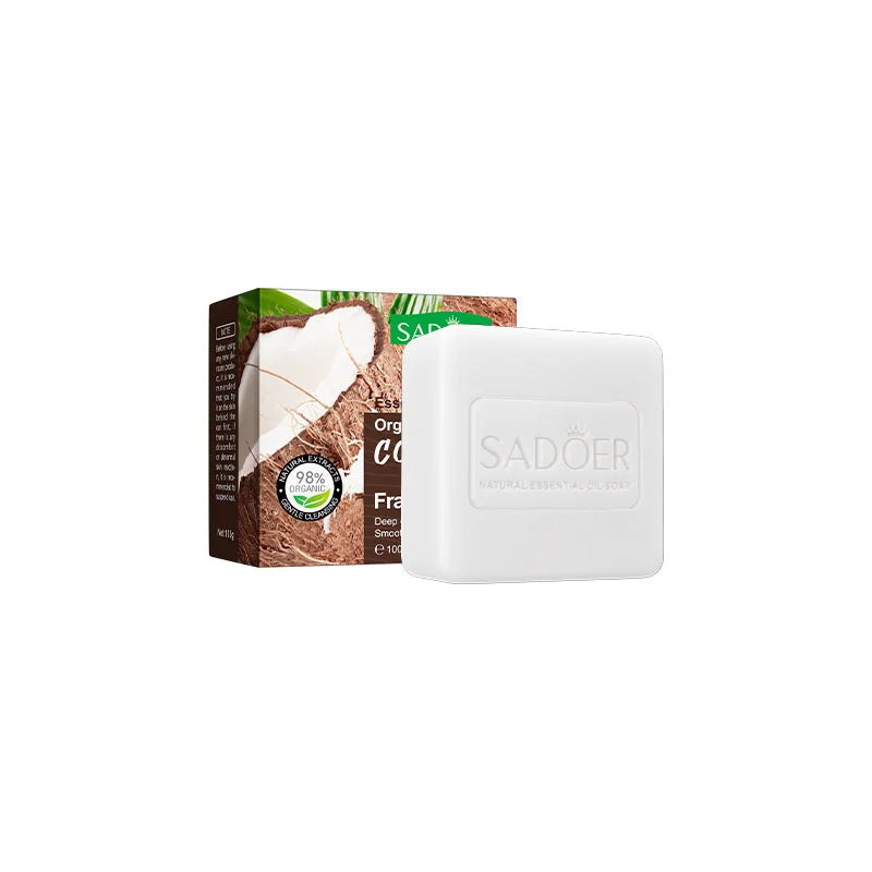 Peppermint Essential Oil Handmade Soap – Kojic Acid & Turmeric Brightening Body & Hand Cleansing Bar for Skin Whitening Care