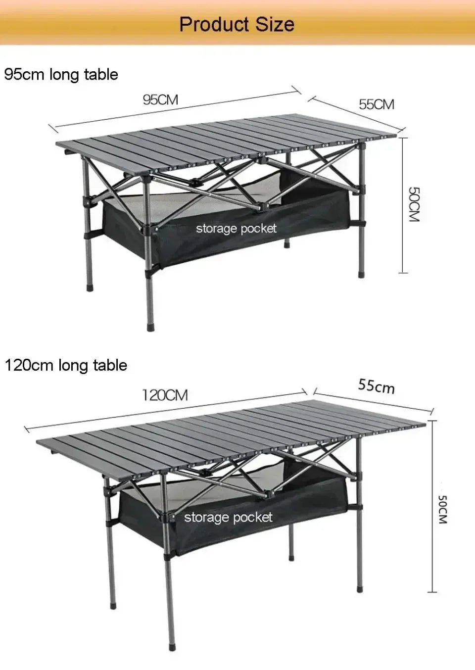 Outdoor Picnic Table with Carrying Bag – Lightweight Portable Folding Desk for Camping & Self-Driving Trips