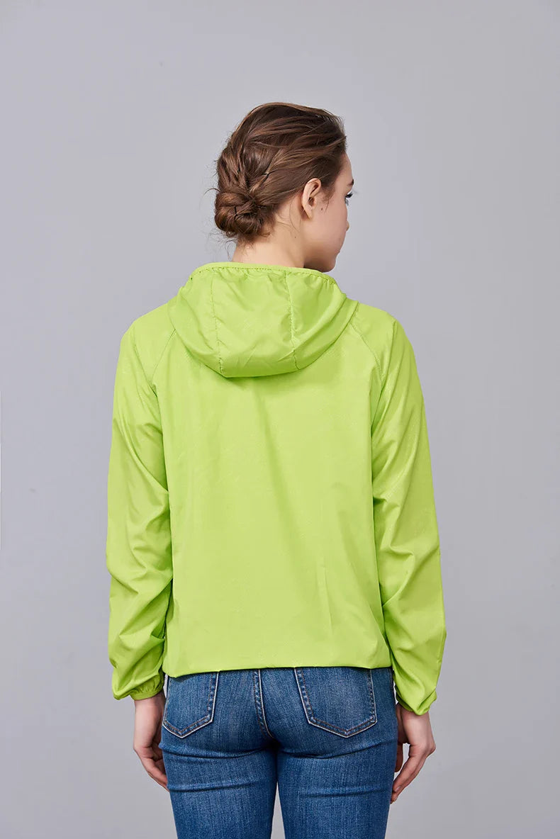 LNGXO Unisex Waterproof Hiking Jacket – Quick Dry Camping Windbreaker, Trekking, Fishing, Anti-UV Rain Coat for Men & Women