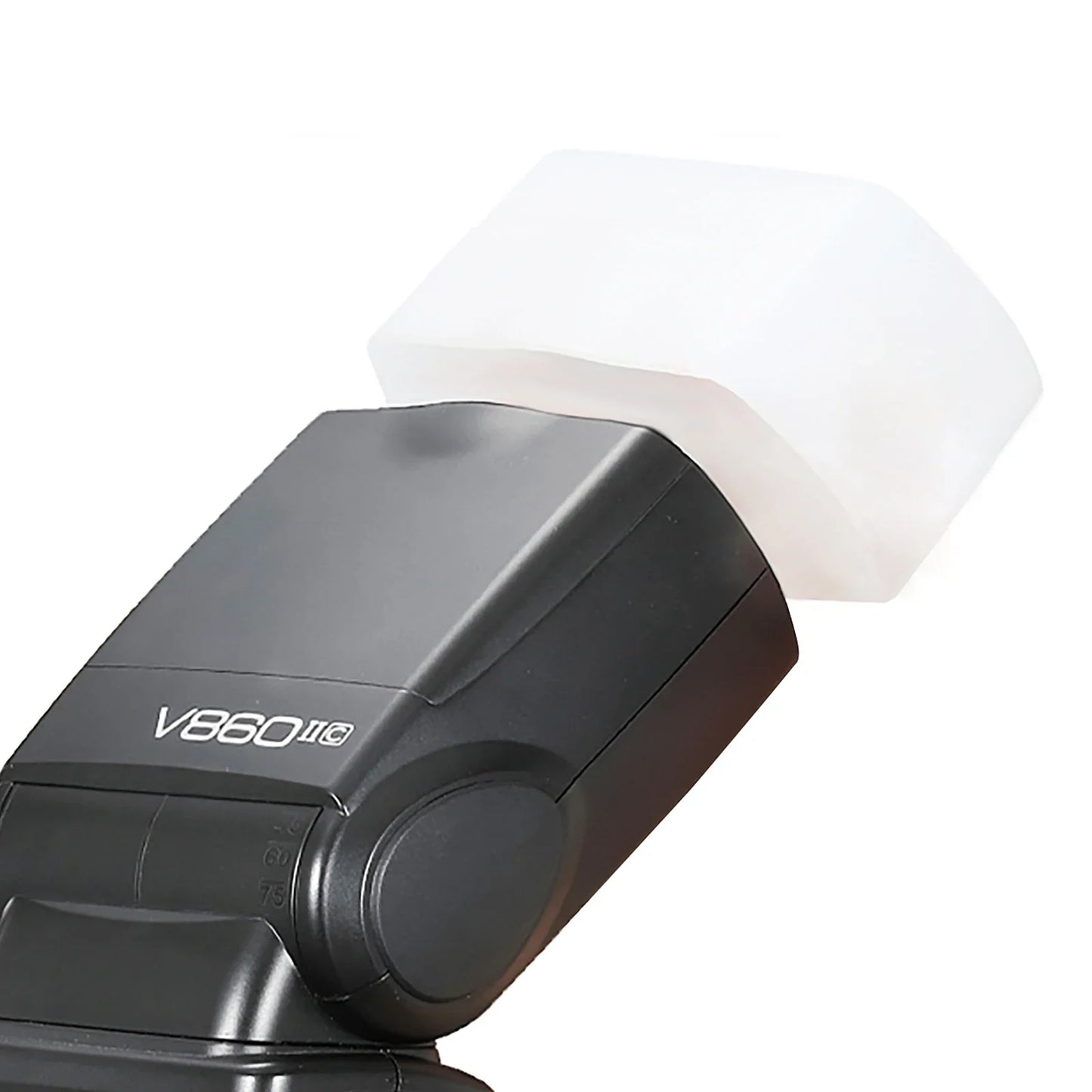Godox Flash Diffuser Dome – Bounce Soft Light for Canon 580EX/580EX II, Godox V850/860II, TT685/TT600/TT520II, Yongnuo YN-560/565