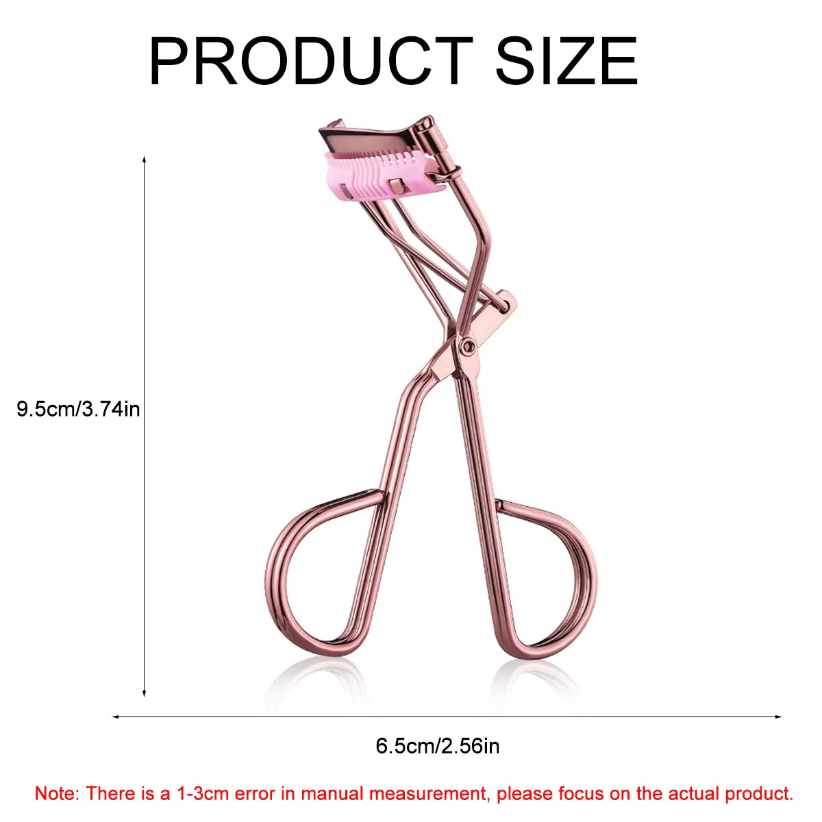 Professional Eyelash Curler with Replacement Pads – Precision Lash Curling Makeup Tool for Women