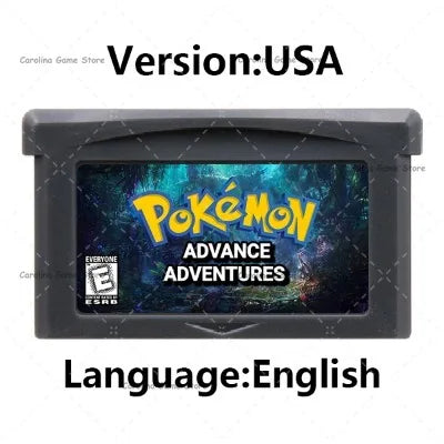 GBA 32-Bit Game Cartridge | Pokemon Series Yellow Sword Shield Arceus Legend Console Card