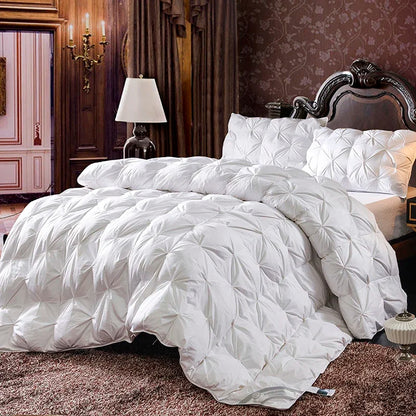 Goose Down Soft Duvet – Luxury Bedding Comforter, King, Queen & Twin Size, Super Warm Bread Shape Quilt
