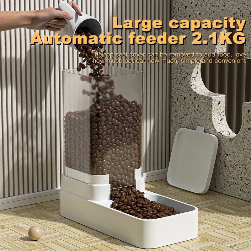 Gravity Automatic Pet Feeder – Food and Water Dispenser for Cats and Dogs