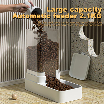 Gravity Automatic Pet Feeder – Food and Water Dispenser for Cats and Dogs