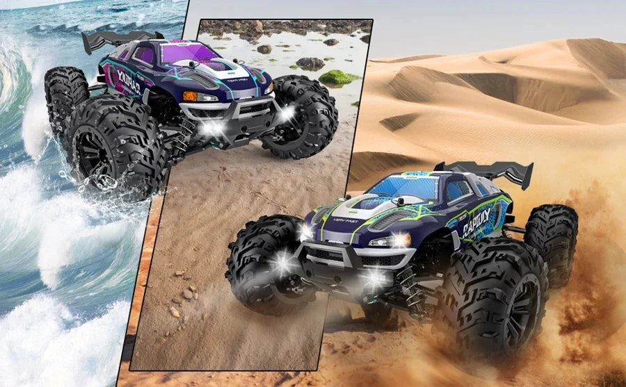 4WD Remote Control Car – Off-Road 4x4 RC High-Speed Buggy Truck, Brushless 50/80KM/H Drift Racing Toy for Kids & Adults