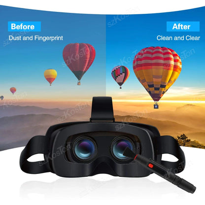 Universal VR Headset Cleaning Kit – Anti-Scratch Lens Pen for Vision Pro, Quest 2/3, PSVR2 & Pico 4