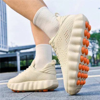 ClaWave Unisex Running Shoes - Breathable Knit Cushion Non-Slip Walking & Sports Sneakers