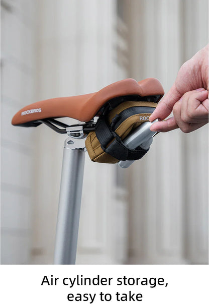 ROCKBROS Mini Bicycle Saddle Bag – Lightweight 0.35L Portable Multi-Function Cycling Handbag & Bike Accessory