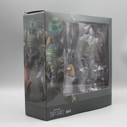 17cm Figma SP-140 Doom Slayer Eternal Action Figure — Anime Destroy Warrior Collectible, Movable Figurine Model Toy Gift
