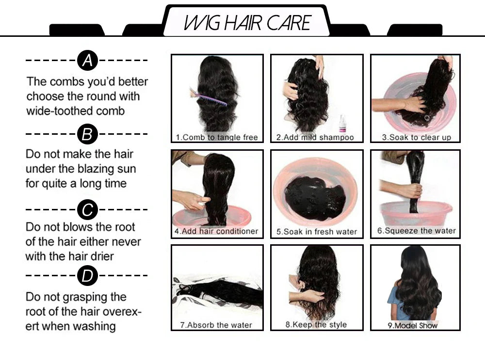 Headband Wig – 180% Density Bone Straight Peruvian Human Hair Wig for Black Women, Full Machine Made